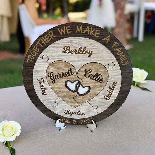 Check out our latest addition! Laser Cut Wedding Harmony Puzzle